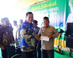 Halal Bihalal di Mangun Jaya, Bupati Muba Ajak Warga Perkuat Kebersamaan dan Dukung Pembangunan