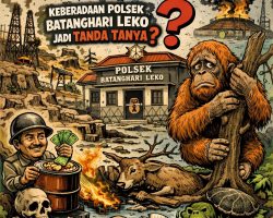 Hutan Kawasan di Kecamatan Batanghari Leko yang Rindang Kini Diselimuti Asap Illegal Drilling, Polsek Batanghari Leko Tunjukkan Kegagalan Gakkum ke Publik