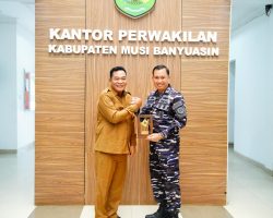 Pemkab Muba Sinergi dengan Lanal Palembang, Keamanan Perairan hingga Investasi Jadi Fokus