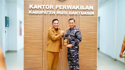 Pemkab Muba Sinergi dengan Lanal Palembang, Keamanan Perairan hingga Investasi Jadi Fokus