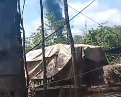 Penertiban Diduga Tak Merata, Sumur Minyak Ilegal Lagi-lagi Terbakar di Keluang
