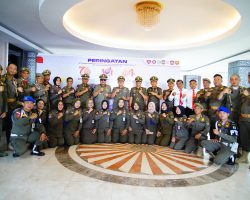 Hadiri HUT Nasional, Bupati HM Toha Tohet Ingatkan Peran Vital Damkar, Satpol PP dan Linmas