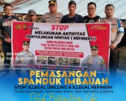 Perkuat Larangan Aktivitas Penyulingan Ilegal, Kapolsek Batanghari Leko Terjun Langsung Beri Sosialisasi dan Himbauan