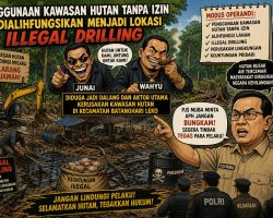 Ada Apa APH Belum Menindak Kegiatan Pengeboran Minyak Kawasan Hutan Milik “Junai dan Wahyu”