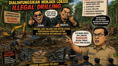 Ada Apa APH Belum Menindak Kegiatan Pengeboran Minyak Kawasan Hutan Milik “Junai dan Wahyu”