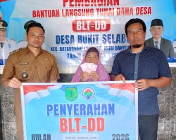 Pemdes Bukit Selabu Salurkan BLT-DD Tahun 2026 Periode Januari Hingga Maret