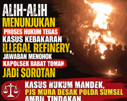 Dikonfirmasi Terkait Kebakaran Penyulingan Minyak, Kapolsek Babat Toman : Berkenan Koordinasi dengan Kanitres