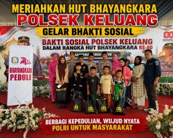 HUT Bhayangkara ke 80, Polsek Keluang Gelar Rangkaian kegiatan Bhakti Sosial