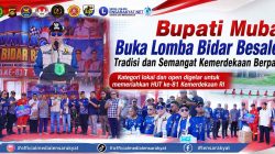 Bupati Muba Buka Lomba Bidar Besale, Tradisi dan Semangat Kemerdekaan Berpadu