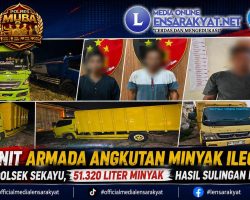 Lima Unit Armada Angkutan Minyak Ilegal Diringkus Polsek Sekayu, 51.320 Liter Minyak Hasil Sulingan Disita