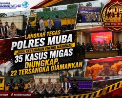 Langkah Tegas Polres Muba Jaga Ketahanan Energi Nasional, 35 Kasus Migas Diungkap, 22 Tersangka Diamankan