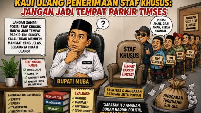 PJS Muba Minta Bupati Toha Kaji Ulang Penerimaan Staf Khusus: Jangan Jadi Tempat Parkir Timses