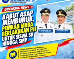 Lindungi Anak dari Kabut Asap, Bupati HM Toha Tohet Instruksikan PJJ untuk Siswa se-Muba