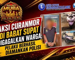 Aksi Curanmor di Babat Supat Digagalkan Warga, Pelaku Berhasil Diamankan Polisi