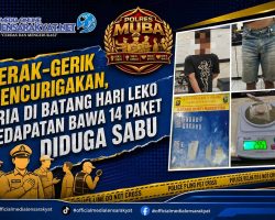 Gerak-gerik Mencurigakan, Pria di Batang Hari Leko Kedapatan Bawa 14 Paket Diduga Sabu