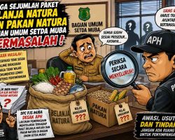 Diduga Sejumlah Paket Belanja Natura dan Pakan Natura Bagian Umum Setda Muba Bermasalah, PJS Desak APH Lakukan Pemeriksaan