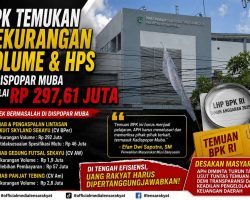 BPK Temukan Kekurangan Volume Pekerjaan Rp297,61 Juta di Dispopar Muba, APH Didesak Turun Tangan