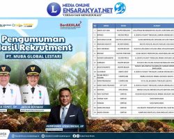 Sinergi Nyata Penyerapan Tenaga Kerja Lokal, PT Muba Global Lestari Bersama Disnakertrans Muba