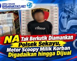NA Tak Berkutik Diamankan Polsek Sekayu, Motor Scoopy Milik Korban Digadaikan hingga Dijual