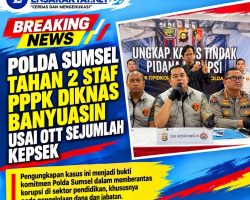 Polda Sumsel Tahan 2 Staf PPPK Diknas Banyuasin Usai OTT Sejumlah Kepsek