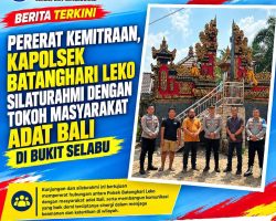 Pererat Kemitraan, Kapolsek Batanghari Leko Silaturahmi dengan Tokoh Masyarakat Adat Bali di Bukit Selabu