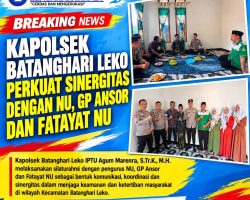 Kapolsek Batanghari Leko Perkuat Sinergitas dengan NU, GP Ansor dan Fatayat NU