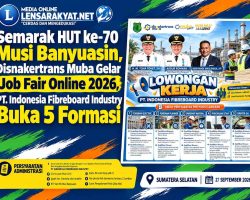 Semarak HUT ke-70 Musi Banyuasin, Disnakertrans Muba Gelar Job Fair Online 2026, PT. Indonesia Fibreboard Industry Buka 5 Formasi