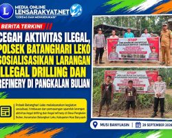 Cegah Aktivitas Ilegal, Polsek Batanghari Leko Sosialisasikan Larangan Illegal Drilling dan Refinery di Pangkalan Bulian