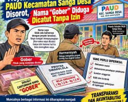 Proyek Swakelola Revitalisasi PAUD Kecamatan Sanga Desa Disorot, Nama “Arif Naufal” Diduga Dicatut Tanpa Izin