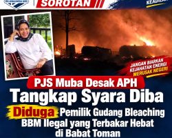 Syara Diba Diduga Pemilik Gudang Bleaching BBM Ilegal di Babat Toman, PJS Muba Soroti Penanganan Hukum
