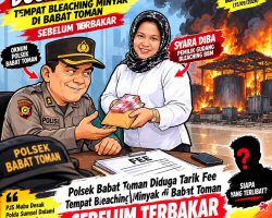Polsek Babat Toman diduga Tarik Fee Tempat Bleaching Minyak di Babat Toman sebelum Terbakar