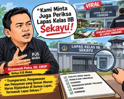 Viral Lapas Cibinong, Ketua PJS Muba: Kami Minta Juga Periksa Lapas Kelas IIB Sekayu