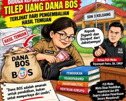 Diduga Kepsek SDN 3 Keluang Tilep Uang Dana BOS, Terlihat dari Pengembalian Hasil Temuan