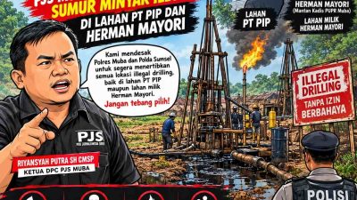Marak Illegal Drilling, PJS Muba Minta APH Tertibkan Sumur Minyak Ilegal di Lahan PT PIP dan Herman Mayori