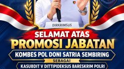 Mutasi Strategis Polda Sumsel, Kombes Pol Doni Satria Sembiring Dipromosikan ke Bareskrim Polri