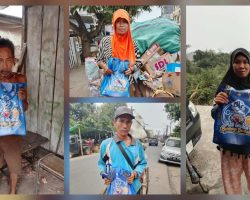 PJS Muba Berbagi Berkah, Puluhan Paket Sembako Dibagikan untuk Warga Kurang Mampu di Sekayu