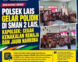 Polsek Lais Gelar POLIDIK di SMAN 2 Lais, Kapolsek: Cegah Kenakalan Remaja dan Jauhi Narkoba