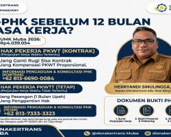 Di-PHK Sebelum 12 Bulan Masa Kerja? Disnakertrans Muba Tegaskan Pekerja PKWT dan PKWTT Tetap Berhak Atas Kompensasi Sesuai Aturan