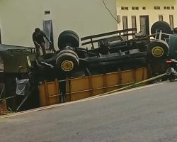 Laka Lantas Truk Minyak Ilegal di Tanjung Durian Singkap Tabir: Distribusi BBM Ilegal Keluar Muba yang Masih Bebas Beroperasi